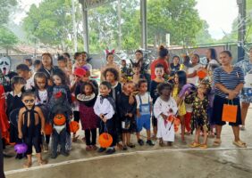 Aeta Village Celebrate Halloween Costume Event