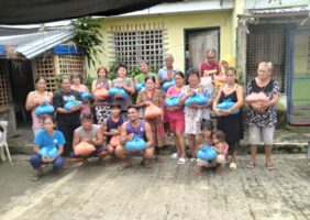 Rice-giving to 142 offshore fisherfolk families